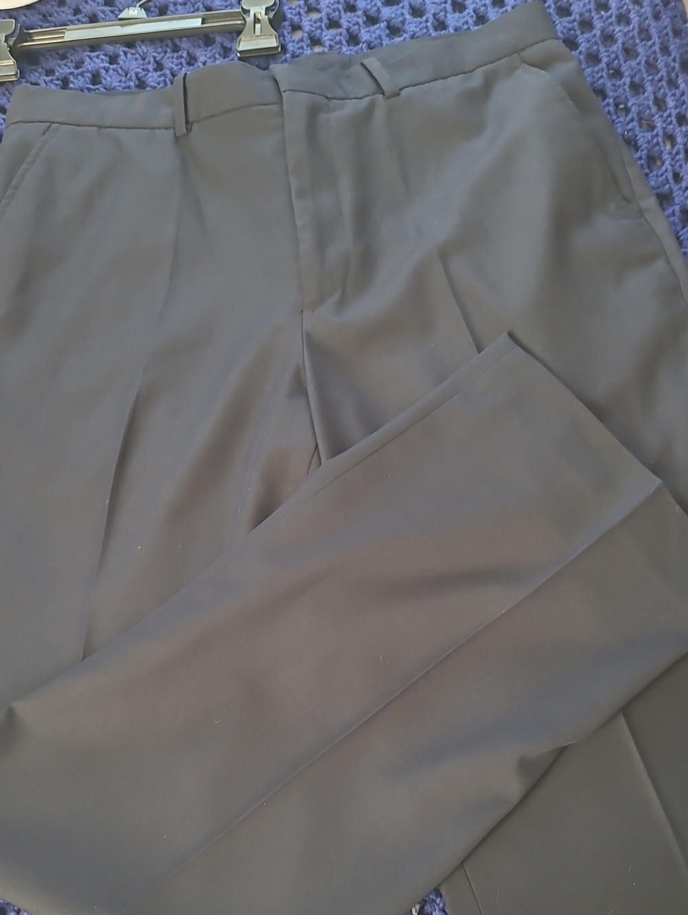 Perry Ellis Men's Navy Dress Slacks
